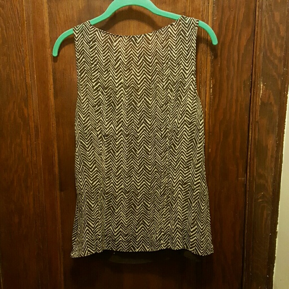 Ann Taylor sheerish top with built in tank - Picture 2 of 3